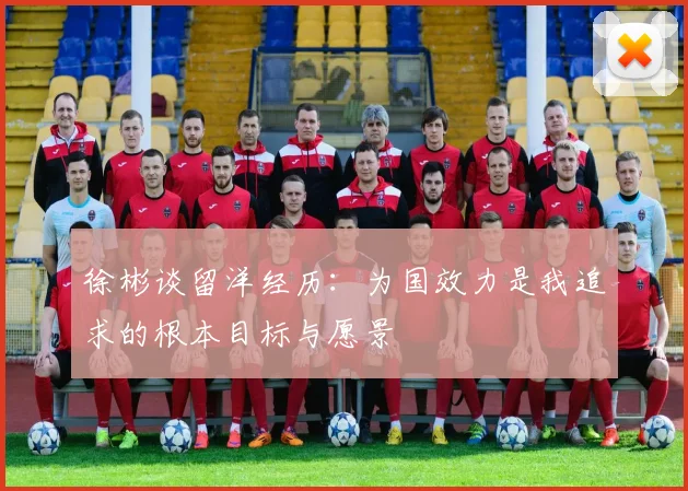 徐彬谈留洋经历：为国效力是我追求的根本目标与愿景